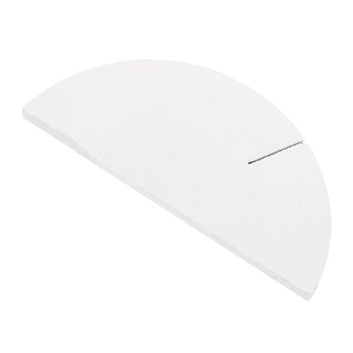 HOMSFOU Feuerfeste Keramische Isolierplatte mit Halbkreisförmigem Design Hitzebeständiges Brennregal für Töpferbedarf und Schmucklöten Effiziente Ofenraum-nutzung für Keramik Tonarbeiten von HOMSFOU