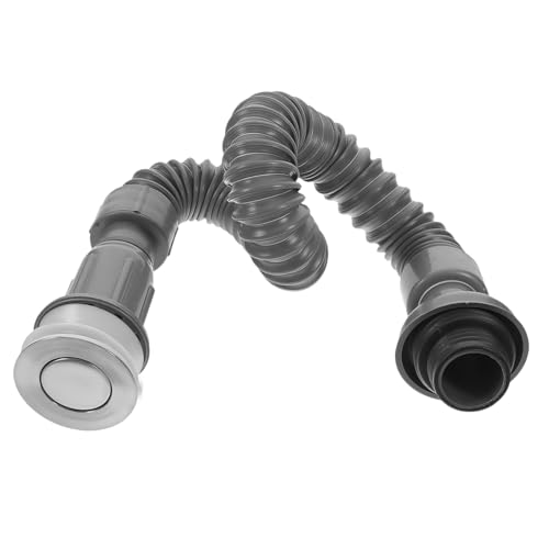 HOMSFOU Flexibles Waschbecken Abflussrohr Geruchsfrei S-bogen Abflussrohr Ablaufsystem für Badezimmer Waschbecken Einfache Installation und Langlebige Nutzung von HOMSFOU