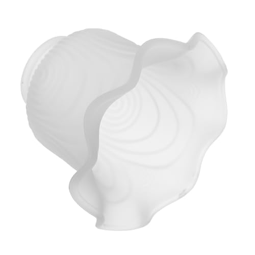 HOMSFOU Flower Ceiling Light Glass Lampshade Replacement Small Diameter Modern Lamp Cover with Elegant Floral Design Easy to Install for Bedroom Dining Living Lighting HOMSFOU Flower Ceiling Light Glass Lampshade Replacement Small Diameter Modern Lamp Cover with Elegant Floral Design Easy to Install for Bedroom Dining Living Lighting von HOMSFOU