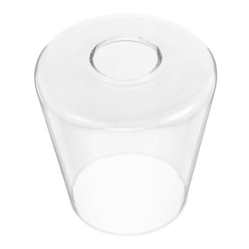 HOMSFOU Glas Lampenschirm Zylinder Ersatzglas Lampenschirm Leuchtenabdeckung Für Wandlampe Tischlampe Pendelleuchte Kronleuchter Loch Hitzebeständig Sanftes Licht von HOMSFOU