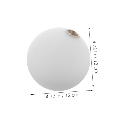 HOMSFOU Glaskugel Lampenschirm Frostglas Ersatz Lampenabdeckung Retro Vintage Stil für Pendelleuchte Wandleuchte Wohnzimmer Schlafzimmer von HOMSFOU