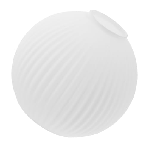 HOMSFOU Glaskugel Lampenschirm Milky Ersetzbarer Lampenschirm für Kronleuchter Wandleuchten und Pendelleuchten Diy Installation Elegantes Design mit Gestreiftem Flachem Langlebig und HOMSFOU Glaskugel Lampenschirm Milky Ersetzbarer Lampenschirm für Kronleuchter Wandleuchten und Pendelleuchten Diy Installation Elegantes Design mit Gestreiftem Flachem Langlebig und von HOMSFOU