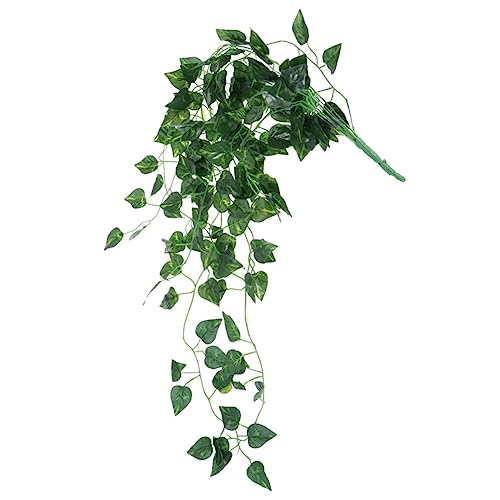 HOMSFOU Künstliche Scindapsus Realistische Grünpflanze Fake Efeu Ranken Für Innendekoration Pflegeleichte Wanddeko Für Balkon Und Garten von HOMSFOU