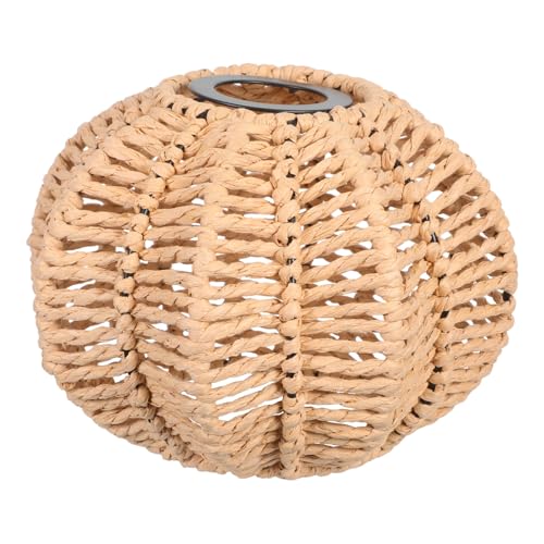 HOMSFOU Handgefertigter Boho Kürbis Lampenschirm Handgewebte Deckenleuchte Abdeckung Lochdurchmesser Rustikaler Pendelleuchten Schirm für Wohnzimmer Schlafzimmer Esszimmer HOMSFOU Handgefertigter Boho Kürbis Lampenschirm Handgewebte Deckenleuchte Abdeckung Lochdurchmesser Rustikaler Pendelleuchten Schirm für Wohnzimmer Schlafzimmer Esszimmer von HOMSFOU