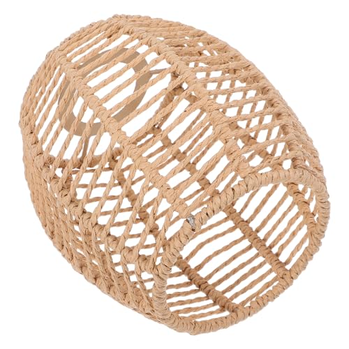 HOMSFOU Handgefertigter Boho Lampenschirm aus Gewebtem Papierseil Pendelleuchte Lampenschirm Rustikaler Vintage stil Einfache Montage Langlebig und Formstabil für Restaurant und Wohnräume HOMSFOU Handgefertigter Boho Lampenschirm aus Gewebtem Papierseil Pendelleuchte Lampenschirm Rustikaler Vintage stil Einfache Montage Langlebig und Formstabil für Restaurant und Wohnräume von HOMSFOU