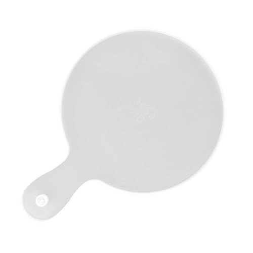 HOMSFOU Handschiff runden Tabletts mit Untersetzer Harzform Griffschalenform Tablett DIY Form Silikonform Untersetzerform Silikonharzform Untersetzer Schimmel Kieselgel Weiß von HOMSFOU