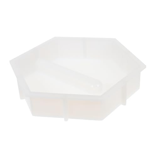 HOMSFOU Hexagon Vase Holder Silicone Mold Diy Silikonform für Blumenvasen Langlebig und Flexibel für Kunsthandwerk und Heimdekoration Geeignet für Gießen von Vasen und Ornamenten HOMSFOU Hexagon Vase Holder Silicone Mold Diy Silikonform für Blumenvasen Langlebig und Flexibel für Kunsthandwerk und Heimdekoration Geeignet für Gießen von Vasen und Ornamenten von HOMSFOU