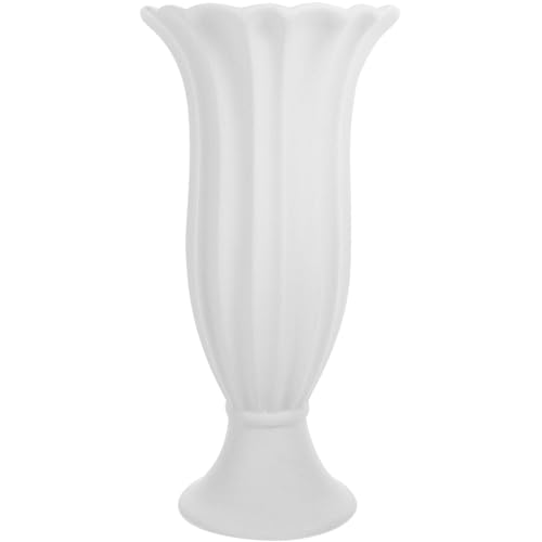 HOMSFOU Keramikvase Mit Römischer Säule Friedhofsdekor Stabiler Blumentopf Für Den Außenbereich Für von HOMSFOU