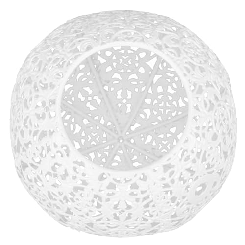 HOMSFOU Hollow Cover Diy Design Tischlampe mit Metallkugenschirm Dekorative Lampe für Wohnzimmer und Schlafzimmer Installieren Langlebigem Eisenmaterial und Warm HOMSFOU Hollow Cover Diy Design Tischlampe mit Metallkugenschirm Dekorative Lampe für Wohnzimmer und Schlafzimmer Installieren Langlebigem Eisenmaterial und Warm von HOMSFOU