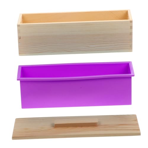 HOMSFOU Holz Seifenform Set Handgefertigte Seifenbox mit Deckel Langlebige und Sichere Silikonform für Diy Seifenherstellung Geeignet für Bastelliebhaber HOMSFOU Holz Seifenform Set Handgefertigte Seifenbox mit Deckel Langlebige und Sichere Silikonform für Diy Seifenherstellung Geeignet für Bastelliebhaber von HOMSFOU
