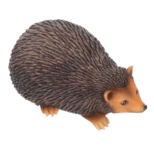 HOMSFOU Igel-schlüsselversteck Aus Kunstharz Dekorative Gartenstatue Tierfigur Für Draußen Schlüsselversteck Für Garten Versteckte Aufbewahrungsbox Für Ersatzschlüssel Tierornament von HOMSFOU