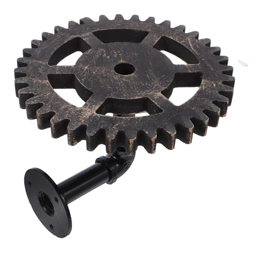HOMSFOU Industrielles schwebendes Regal, Wandhalterung, Eisenrohrregal mit Steampunk-Getriebe-Design, multifunktionales Regal für Wohnzimmer, Küche, Schlafzimmer, Balkon, stabiler HOMSFOU Industrielles schwebendes Regal, Wandhalterung, Eisenrohrregal mit Steampunk-Getriebe-Design, multifunktionales Regal für Wohnzimmer, Küche, Schlafzimmer, Balkon, stabiler von HOMSFOU