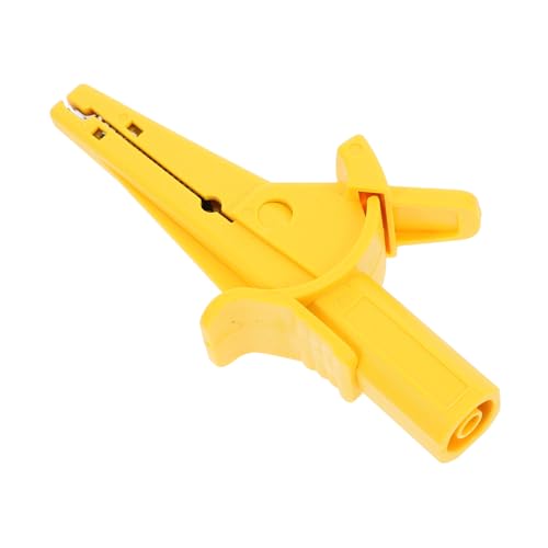 HOMSFOU Isolierte Krokodilklemme für Stromprüfer Sicherheitsprüfclip Alligator clip Messklemme Gelb für Multimeter und Elektrowerkzeuge HOMSFOU Isolierte Krokodilklemme für Stromprüfer Sicherheitsprüfclip Alligator clip Messklemme Gelb für Multimeter und Elektrowerkzeuge von HOMSFOU