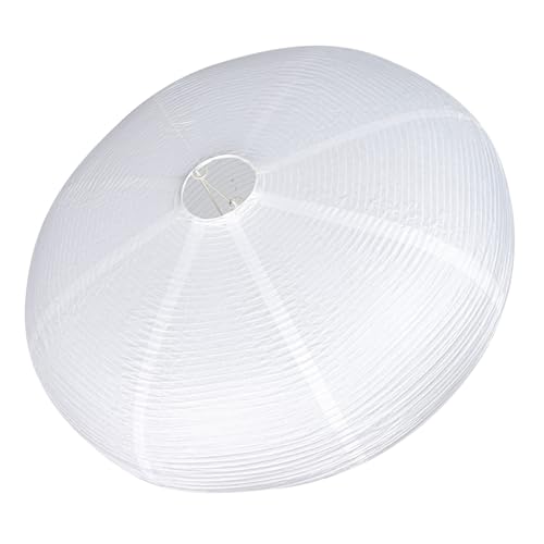 HOMSFOU Japanischer Papierlampenschirm Weiß Langlebig Einfacher Lampenschirm Ersatz für Wohnzimmer Deckenleuchte Modernes Design von HOMSFOU