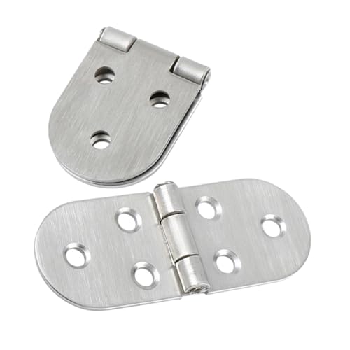 HOMSFOU Klapptisch-Scharniere aus Edelstahl, strapazierfähig, verdickt, für Esstisch, Möbelzubehör mit reibungsloser Bedienung, für Schränke und Schreibtische, 2 Stück HOMSFOU Klapptisch-Scharniere aus Edelstahl, strapazierfähig, verdickt, für Esstisch, Möbelzubehör mit reibungsloser Bedienung, für Schränke und Schreibtische, 2 Stück von HOMSFOU