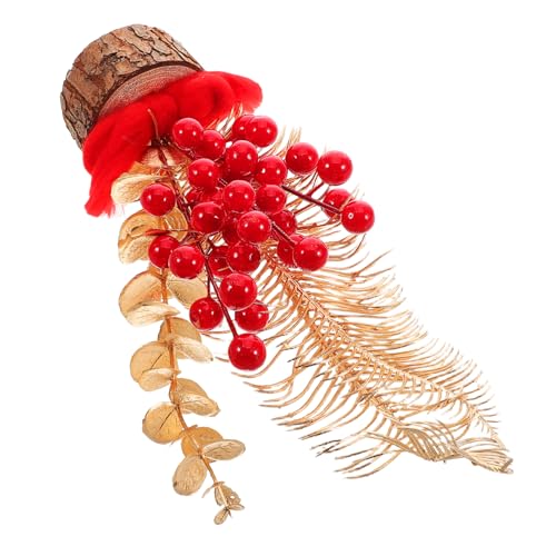 HOMSFOU Kleine Topfpflanzen Zur Einweihungsparty Blume Für Schreibtischdekorationen Baumstumpfschmuck Gefälschte Zimmerpflanzen Blumentopf-Ornamente Herzstück Tischdekoration Plastik von HOMSFOU