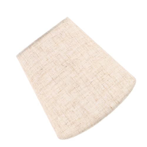 HOMSFOU Kleiner Stoff-Lampenschirm, atmungsaktives Leinentuch, Lampenschirm für Tisch, Schreibtisch, Wandlampen, leicht zu reinigen, Ersatz-Trommel-Lampenabdeckung für Schlafzimmer, Wohnzimmer von HOMSFOU