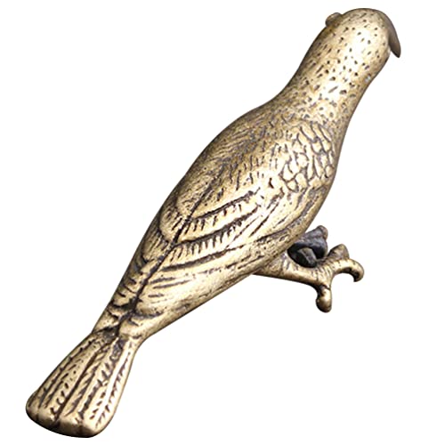 HOMSFOU Kolibri-Figuren Messing-Vogelskulpturen Tisch-Vogel-Statuen Desktop-Fake-Vogel-Sammelkunst-Ornament-Vogel-Modell-Action-Figur Für Zuhause Wohnzimmer Büroschränke von HOMSFOU