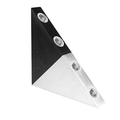 HOMSFOU LED Wandleuchte 5W Dreieckig Warmweiß für Innen und Außenbereich 90-265v Einfache Installation von HOMSFOU