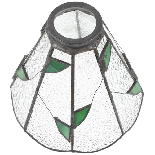 HOMSFOU -Lampenschirm Stehlampenschirm Wandleuchte Lampenschirm Nachttisch Lampenschirm Tischlampenschirm Deckenlichtschirm Austausch des Lampenschirms Französisch Leuchter Glas von HOMSFOU