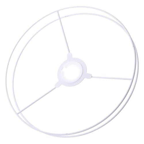 HOMSFOU Lampenschirm Halterung Ring Øcm Lampenschirm Gestell Drahtrahmen DIY Lampen Zubehör für Tischlampe Stehlampe Kronleuchter Robust Langlebig von HOMSFOU