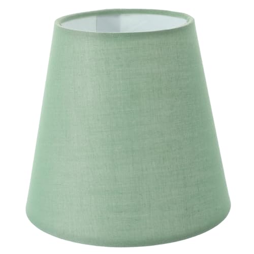 HOMSFOU Lampenschirm Stoff für Tischlampe Abnehmbarer Lampenschirm aus Stoff und Eisen Einfache Montage Vielseitig für Hängeleuchten Wandleuchten Dekorativ und Warm Vintage Grün HOMSFOU Lampenschirm Stoff für Tischlampe Abnehmbarer Lampenschirm aus Stoff und Eisen Einfache Montage Vielseitig für Hängeleuchten Wandleuchten Dekorativ und Warm Vintage Grün von HOMSFOU