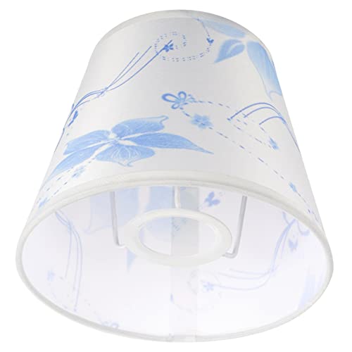 HOMSFOU Lampenschirm schlafzimmer tischlampe wandleuchten lamp desk living room weiße Lampe gefaltete Lampe Nachttisch ästhetisch Pendelleuchten Lampenabdeckung leichte Abdeckung Stoff von HOMSFOU
