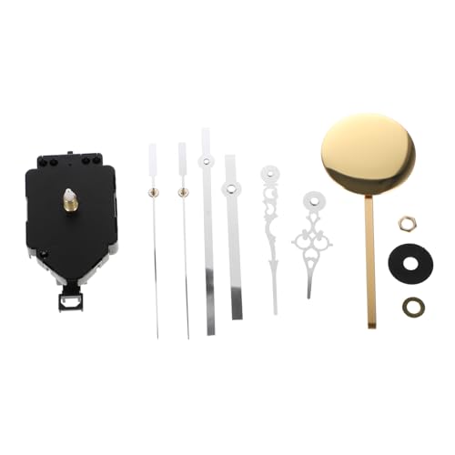 HOMSFOU Leises Pendeluhrwerk DIY Langlebiger Quarz Uhrwerk Mechanismus mit Metallpendel Geräuschloser Uhrzeiger Geeignet für Wanduhr Reparatur und Heimdekoration HOMSFOU Leises Pendeluhrwerk DIY Langlebiger Quarz Uhrwerk Mechanismus mit Metallpendel Geräuschloser Uhrzeiger Geeignet für Wanduhr Reparatur und Heimdekoration von HOMSFOU
