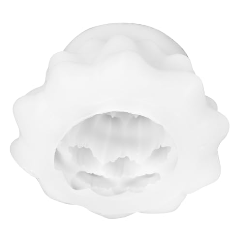 HOMSFOU Lotusblumen Silikonform für Diy Kerzen Seifen Harz Basteln Flexible Langlebige Gießform mit Feiner Struktur Einfache Entformung Geeignet für Wachs Harz Seifenherstellung von HOMSFOU
