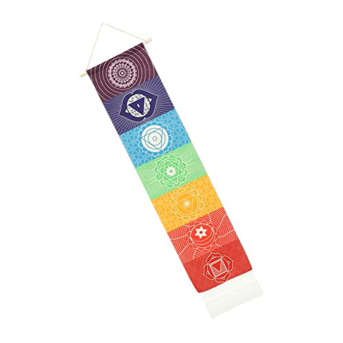 HOMSFOU Mandala-quaste Hängend Chakra-wandteppich Chakra-meditationsbanner Zum Aufhängen An Der Wand Mandala Wandbehang Tapisserie Dekorationen Drucken Polyester Baumwolle Restaurant HOMSFOU Mandala-quaste Hängend Chakra-wandteppich Chakra-meditationsbanner Zum Aufhängen An Der Wand Mandala Wandbehang Tapisserie Dekorationen Drucken Polyester Baumwolle Restaurant von HOMSFOU