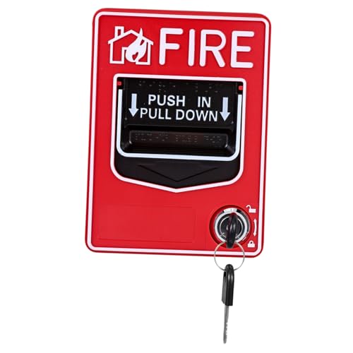 HOMSFOU Manueller Alarmknopf Notrufknopf mit Resetfunktion und Schlüssel Robustes Not Aus Schaltergerät für Schnelle Einsatzreaktion Einfache Montage Geeignet für Brandschutz und HOMSFOU Manueller Alarmknopf Notrufknopf mit Resetfunktion und Schlüssel Robustes Not Aus Schaltergerät für Schnelle Einsatzreaktion Einfache Montage Geeignet für Brandschutz und von HOMSFOU