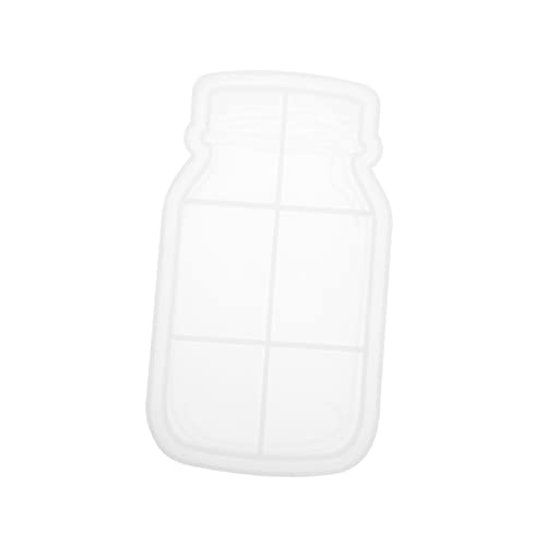HOMSFOU Mason Jar Silikonform Diy Gießform für Kerzenhalter Tablett für Projekte Leicht zu Reinigen und Bruchfest für Kunstwerke von HOMSFOU