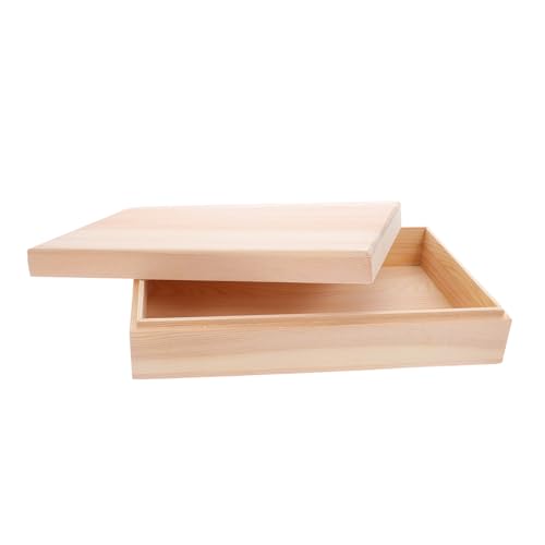 HOMSFOU Massive Holz Handy Aufbewahrungsbox mit Edlem Holzfinish Mobiler Telefonhalter und Schreibtisch Organizer für Büro Klassenzimmer und Besprechungsraum Stilvoll und Langlebig von HOMSFOU