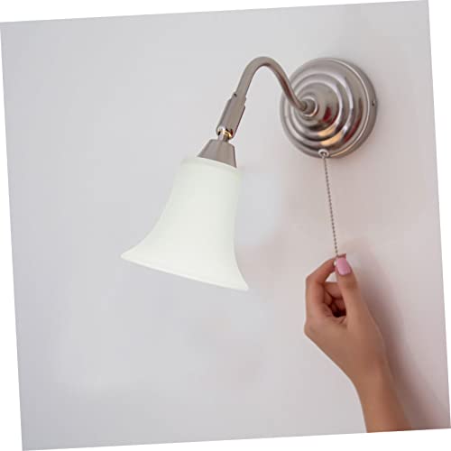 HOMSFOU Mattierter Glas lampenschirm Wandlampe Langlebiger Lampenschirm aus Glas Praktische Lichtabdeckung Dekoratives Wohnaccessoire Staubschutz und Warmes Licht Ø Mittleres von HOMSFOU