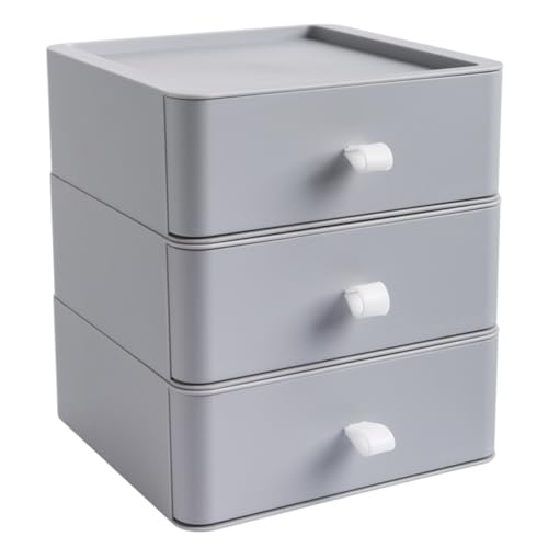 HOMSFOU Mehrschichtige Aufbewahrungsbox Organizer-schublade Aus Kunststoff Schubladen Für Tischaufbewahrung Büroschubladen Desktop-schublade Desktop-organizer Kommode Student Mini Plastik von HOMSFOU