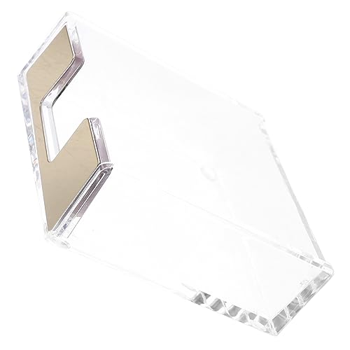 HOMSFOU Memo Pad Halter aus Acryl Notizblockspender für Schreibtisch Organizer für Notizen und Visitenkarten Design für Büro und Zuhause von HOMSFOU