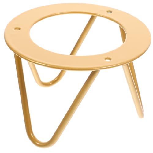HOMSFOU Metall Display Ständer Goldfarbenes Tischplatten Gestell Kleiner Metallhalter Für Esszimmer Büro Stabile Aufbewahrung Von Tabletts Kunstwerken Und Büchern von HOMSFOU