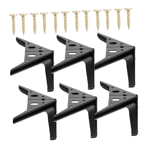 HOMSFOU Metall Möbelfüße Schwerlast Ersatz Füße für Sofa Schrank Tisch mit Kratzfestem Finish und Stabiler Unterstützung für Wohnzimmer Badezimmer Möbel von HOMSFOU