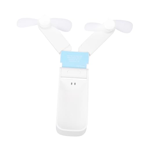 HOMSFOU Mini Kühlung USB Ventilatoren Tragbar Faltbar Mit USB Kopf Leise Doppeltasche Faltbar Elektrischer USB Tischventilator Kleiner Tischventilator Mini USB von HOMSFOU