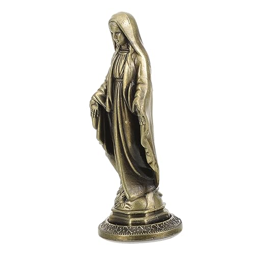 HOMSFOU Miniatur Jungfrau Maria Katholische Marienskulptur Maria Figur Jungfrau Maria Ornament Katholische Religiöse Statue Katholische Heiligenstatue Metall Madonna Zinklegierung HOMSFOU Miniatur Jungfrau Maria Katholische Marienskulptur Maria Figur Jungfrau Maria Ornament Katholische Religiöse Statue Katholische Heiligenstatue Metall Madonna Zinklegierung von HOMSFOU
