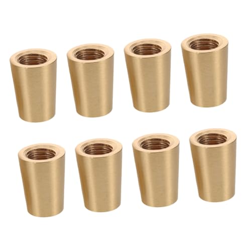 HOMSFOU Möbelfüße aus Messing mit rutschfester Unterseite, für Schränke und Kleiderschränke, multifunktional, kleines Tablett, unterstützt stilvolle Messing-Fußpolster für Bodenschutz, 8 Stück HOMSFOU Möbelfüße aus Messing mit rutschfester Unterseite, für Schränke und Kleiderschränke, multifunktional, kleines Tablett, unterstützt stilvolle Messing-Fußpolster für Bodenschutz, 8 Stück von HOMSFOU