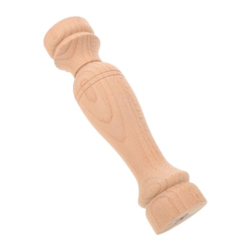 HOMSFOU Holz Säule Für Möbel Geschnitzte Holzsäule Als Dekorativer Pfosten Für Schrank Und Schuhschrank Naturbelassenes Holz Vielseitig Einsetzbar von HOMSFOU
