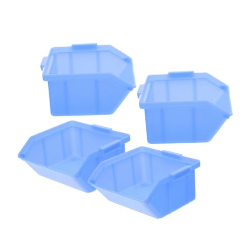 HOMSFOU Multifunktionale Aufbewahrungsboxen aus Kunststoff mit Fächern, wandmontierte Organizer-Boxen für Werkzeuge, Snacks und Kleinteile, Blau, 4 Stück HOMSFOU Multifunktionale Aufbewahrungsboxen aus Kunststoff mit Fächern, wandmontierte Organizer-Boxen für Werkzeuge, Snacks und Kleinteile, Blau, 4 Stück von HOMSFOU