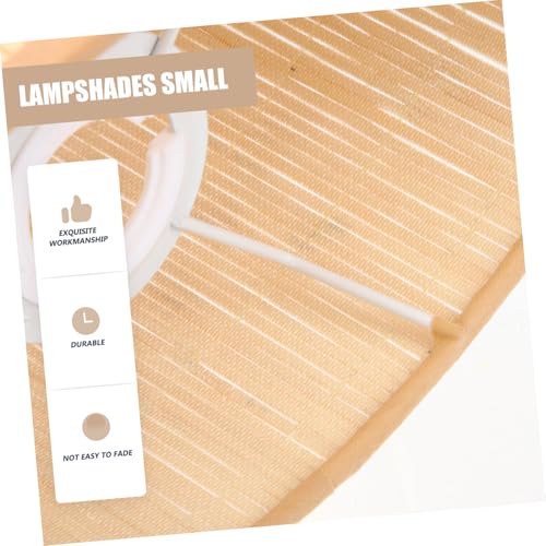 HOMSFOU Ovaler Holz Lampenschirm Rustikaler Lampenschirm Ersatz für Tischlampen Staubgeschützt Leicht zu Montieren für Zuhause und Hotel von HOMSFOU