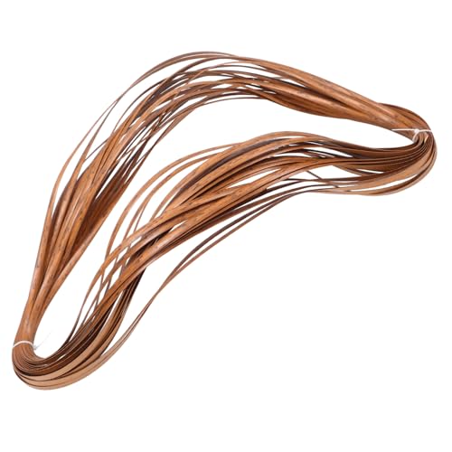 HOMSFOU PE Rattan Reparaturset für Gartenmöbel Kunststoff Rattan DIY Material für Stuhl Tisch Wicker Reparatur Holzmaserung Farbe Leicht Tragbar Geschenkidee für Heimwerker HOMSFOU PE Rattan Reparaturset für Gartenmöbel Kunststoff Rattan DIY Material für Stuhl Tisch Wicker Reparatur Holzmaserung Farbe Leicht Tragbar Geschenkidee für Heimwerker von HOMSFOU