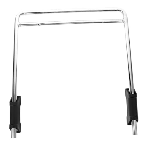 HOMSFOU Pedal Fußstützenhalterung Bürostuhlteile Beinstütze Zubehör für Drehstühle Verstellbare Fußstütze Ergonomische Fußstütze Fußstützenstuhlhalterungen Heimstuhl Fußstütze Eisen Silver von HOMSFOU
