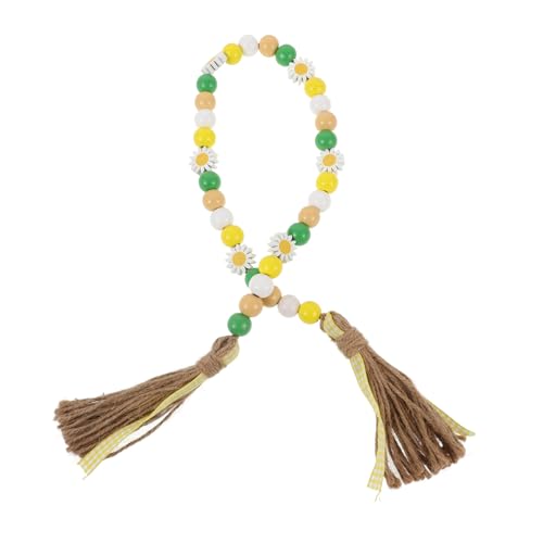 HOMSFOU Perlenanhänger Honeybee Decor hängend Quaste im Freien Dekorationen LED Bienenfestschmuck Perlengirlande Fallen Boho- zum Aufhängen Perlen mit Bienenmotiv Perlendekor Hanfseil von HOMSFOU