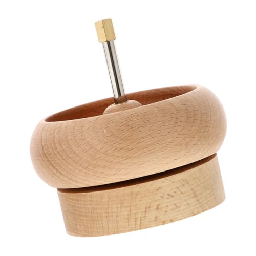 HOMSFOU Perlenstringer Herstellung Perle Spinner Schüssel perlen DIY Spinner schüssel DIY Schmuckwerkzeug Perlen Handwerk Spinner Schüssel Perlenschalen selber Machen Holz von HOMSFOU
