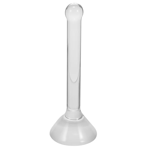 HOMSFOU Pigment schleifstößel aus Robustem Glas Ergonomisch Geformt für Künstler und Malbegeisterte zum Mahlen von Aquarell Öl Wasserfarben Vielseitiges Malwerkzeug Transparent von HOMSFOU