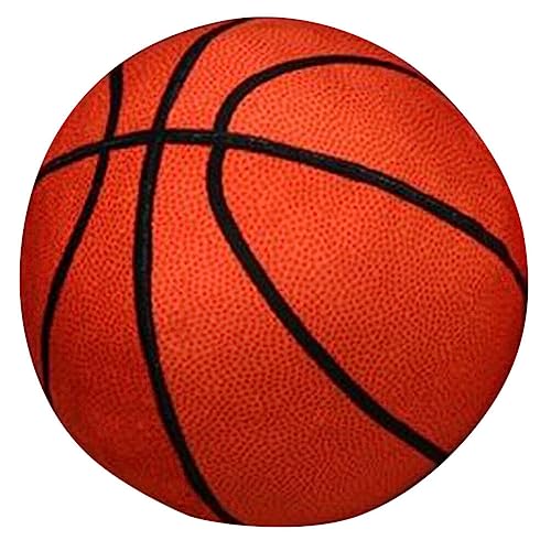 HOMSFOU Basketballkissen Bürodekoration Basketball-Teppich Basketball-Wurfskissen Babyspielzeug Kissen für die Couch Geschenk für Mädchen weiches Basketballspielzeug Kinderzimmer schmücken von HOMSFOU